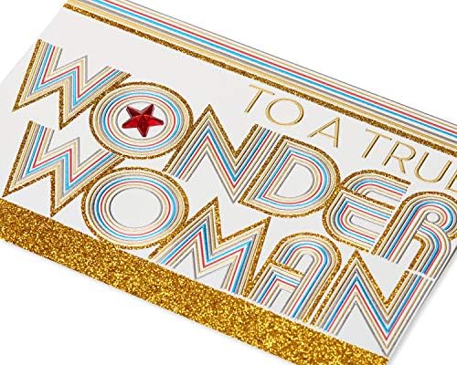 Papyrus Blank Wonder Woman Card para ela