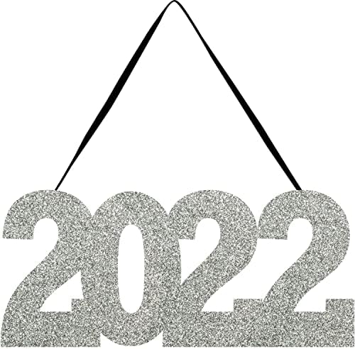 2022 Signo de suspensão de glitter, 1 ct