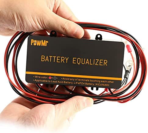 Equalizador de bateria 48V - Balancer de tensão da bateria, para 4 × 12V ou 8 × 12V ou mais Banco de bateria prolonga a duração