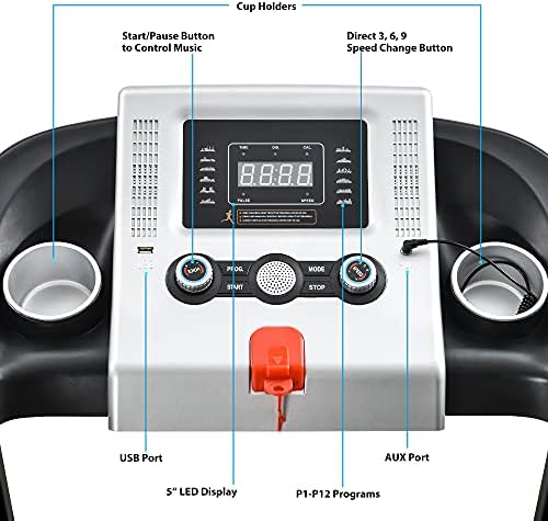 Esteira de esteira com esteiras dobráveis ​​de inclinação automática para anda de exercícios internos de esteira