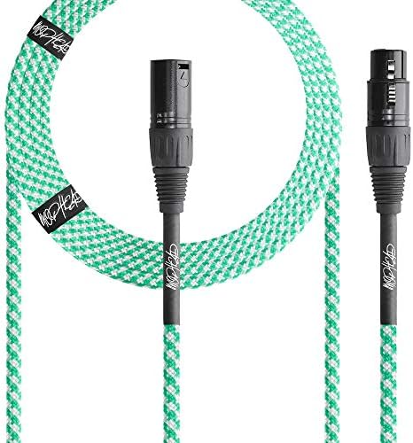 MOPHEAD CABO DE MICROPONONO DE MICROPONE XLR EM MOPHEAD-3 pinos XLR masculino para XLR Tweed com isolamento duplo pro grau