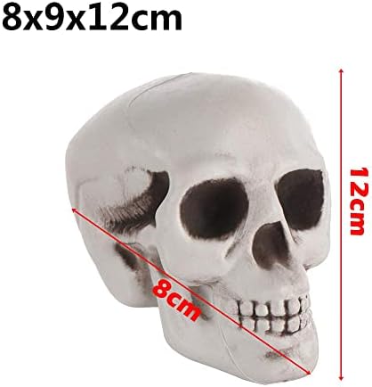 Loja de viciados em viciados no esqueleto do crânio humano penduramento do crânio de halloween style photo prop suprimentos