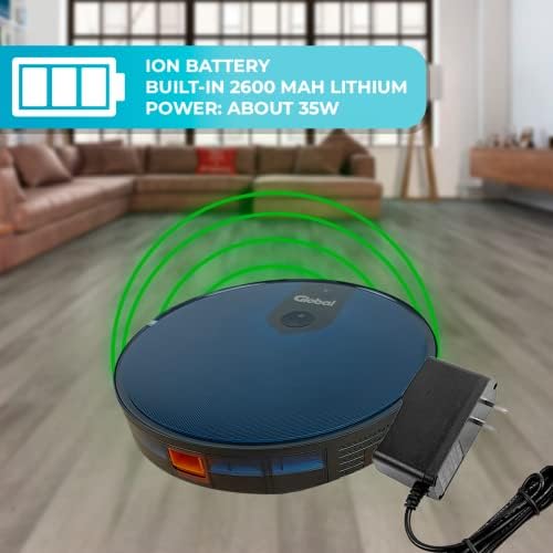 Global Electronics Robotic Vacuum Cleaner V6S Wi-Fi Conecte Mapeamento Smart Compatível com Alexa e o Assistente do Google