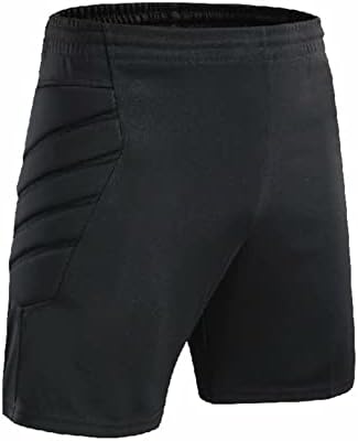 Kaerm Kids Boys Goalkeeper calça calças de goleiro de basquete de futebol com joelheiras deslizando para baixo, ativo