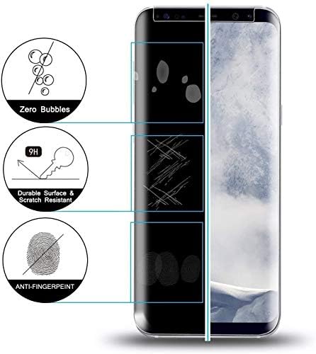 [2 pacotes] Protetor de tela de privacidade GLBLAUCK para Galaxy S21 Plus 5G, protetores de tela de vidro de dureza anti-spy