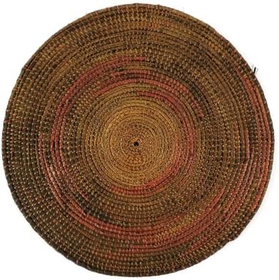 Arte Africana de Ruanda Flat Ruanda Tutsi Basket