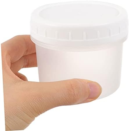 Luxshiny 10 sets Caixa de sorvete com tampa de iogurte de plástico