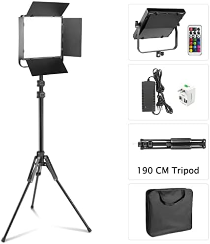 LMMDDP 12 polegadas RGB LED VÍDEO PAINEL LIGHT LIGHTE LIGHT POTOGRAFIA Lâmpada 3200-5600K DSLR Iluminação de preenchimento para câmera