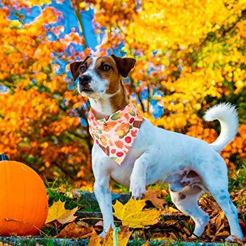 20 peças outono cão bandanas férias de ação de graças grandes cães bandanas abóbora peru cães bibs de estimação de