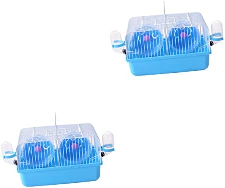 IPETBOOM 2PCs para isolamento de gaiola datando portátil garrafa delicada Guiné Carrega Carrega luta de porco azul-peg-pet