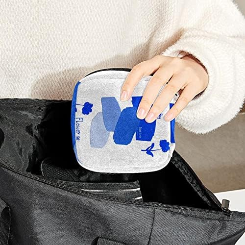 Bolsa de armazenamento de guardanapos sanitários de Oryuekan, bolsas de zíper menstrual reutilizável portátil, bolsa