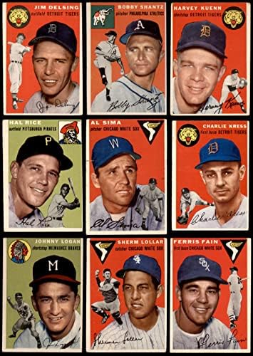 1954 Topps Baseball 25 Card Starter Set/lote VG