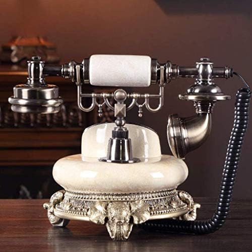 Klhhg Dial Telefones clássicos de estilo antigo de estilo retrô