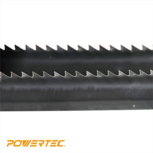 Powertec 13132-P2 62 x 1/8 x 14 TPI Band Saw Blade, para Powertec, Ryobi, Wen, Skil 9 Bandsaw, 2 PK