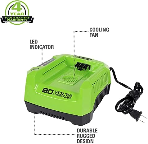 Greenworks Pro 80V 300W Inversor, bateria e carregador de 2 AH incluídos