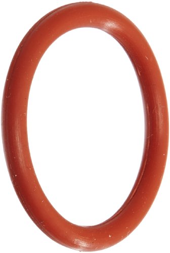 225 Silicone O-ring, 70a Durômetro, vermelho, 1-7/8 ID, 2-1/8 OD, 1/8 Largura