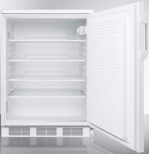 Summit Appliance FF7LW Listado comercialmente Listanding All-Refrigerator para uso geral com trava frontal, descongelamento