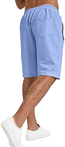 Casa ao ar livre míshui confortável e casual shorts de verão Summer Solid Mody Color masculino e calças masculinas curtas